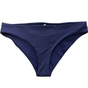 New Tavik Reversible Ribbed Full Coverage Bikini Bottom Dark Blue Size Large